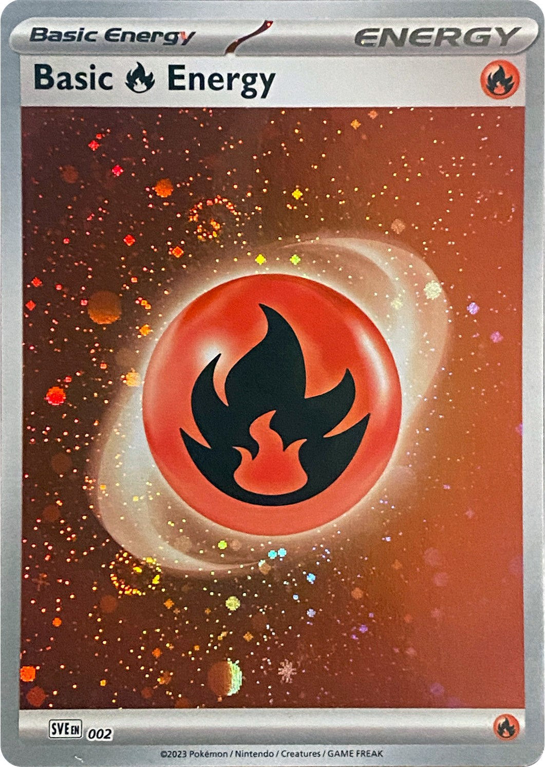 Fire energy reference